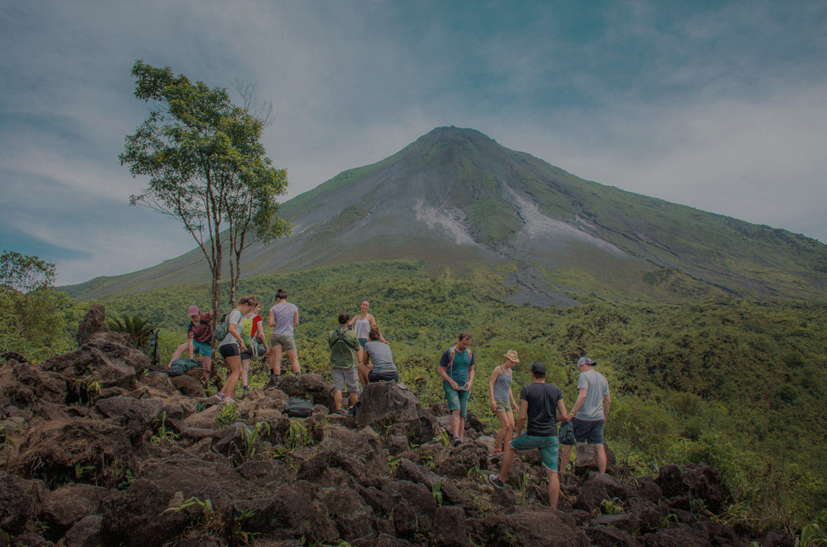 Arenal volcano hike